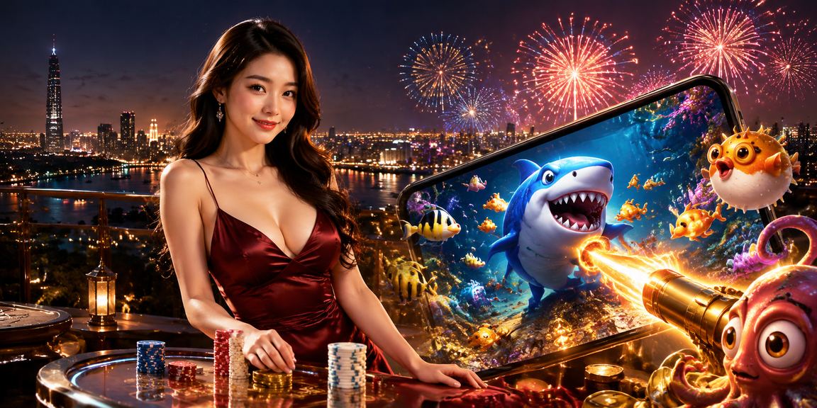 Người dùng TP.HCM cài đặt ứng dụng casino di động tại lễ hội ban đêm