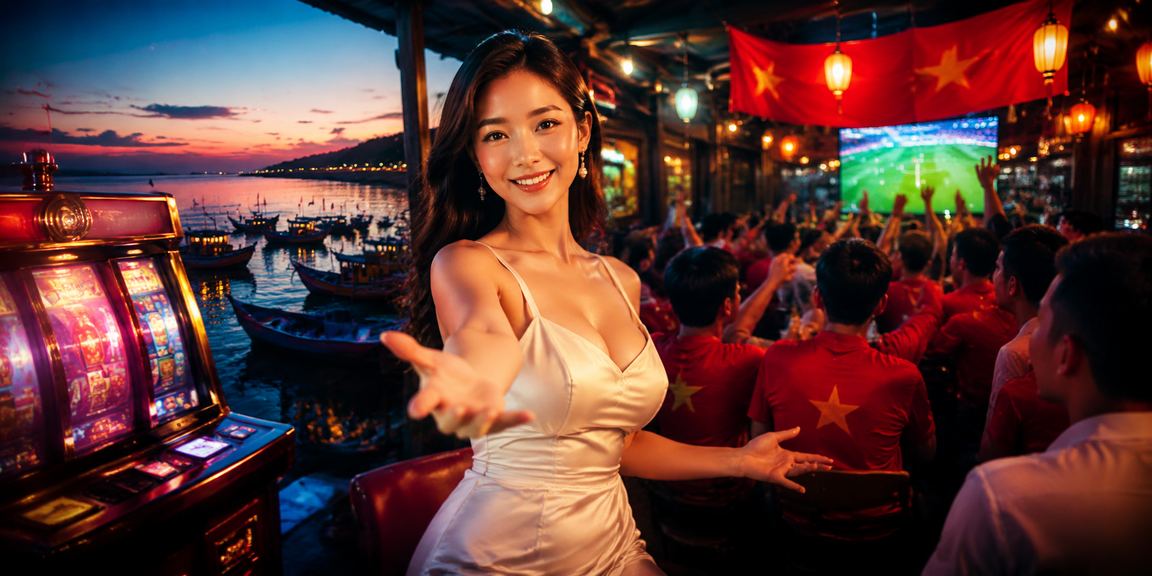 Chơi Slot game tại bãi biển Mũi Né trên sxmb