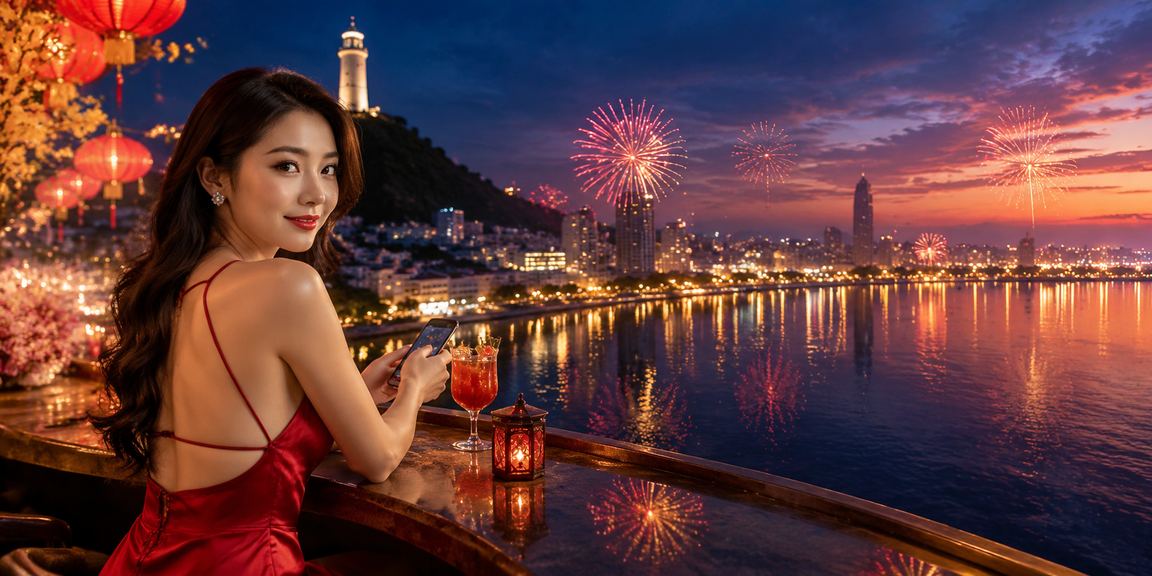 Người dùng Vũng Tàu trải nghiệm casino di động tại lễ hội bãi biển sầm uất